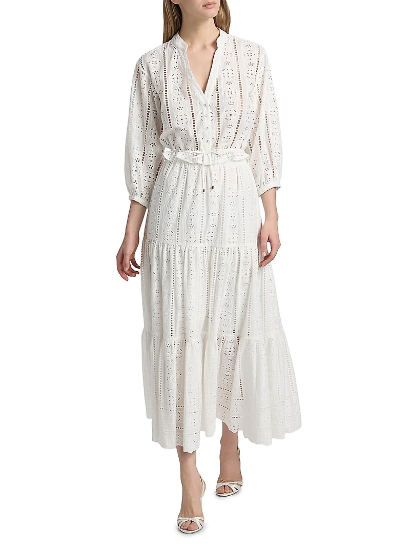 Perrin Eyelet Drawstring Top