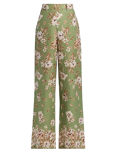 Mayflower Linen Wide-Leg Pants