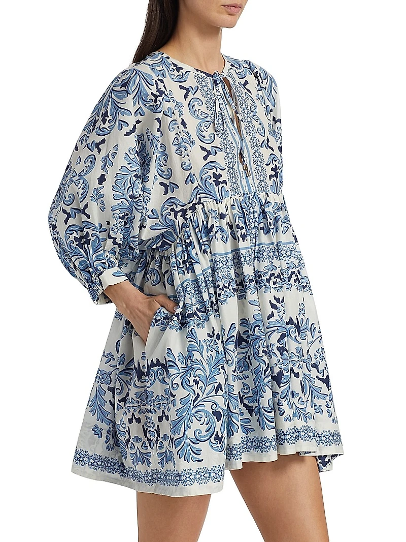 Jude Tiered Voile Minidress