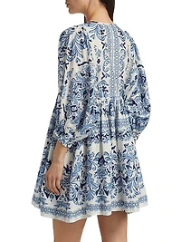 Jude Tiered Voile Minidress