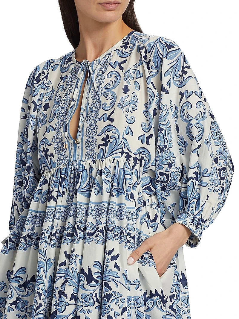 Jude Tiered Voile Minidress