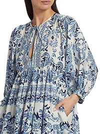Jude Tiered Voile Minidress