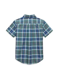 Little Boy's & Classic Oxford Short-Sleeve Shirt