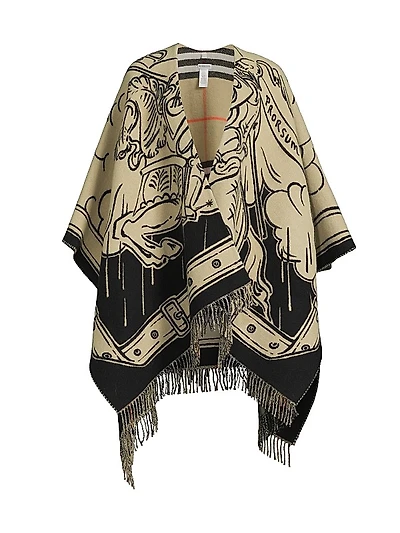 Stormy Knight Wool Cape