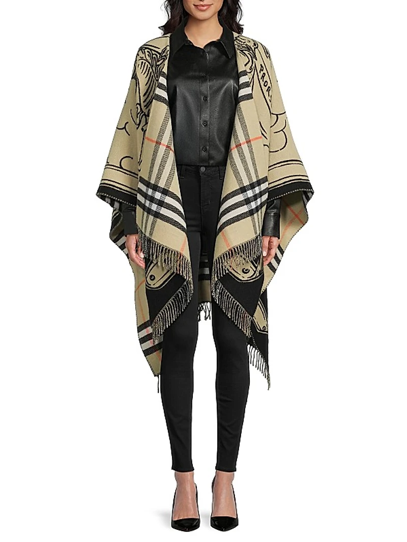 Stormy Knight Wool Cape