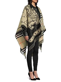 Stormy Knight Wool Cape