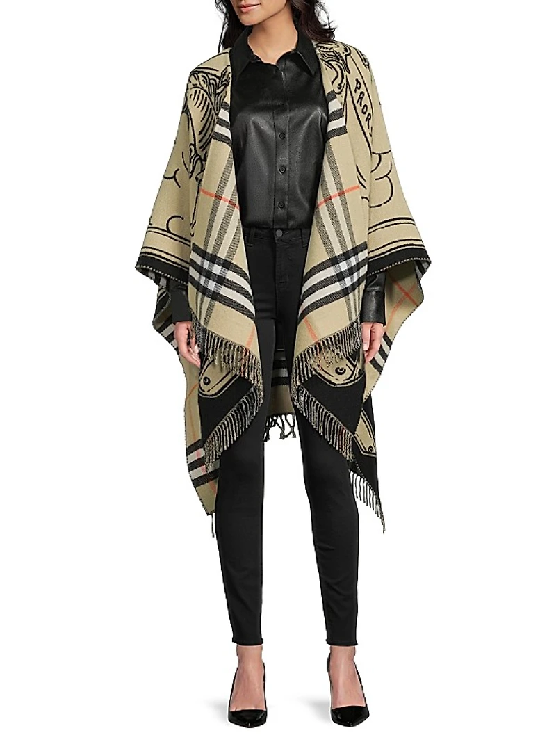 Stormy Knight Wool Cape