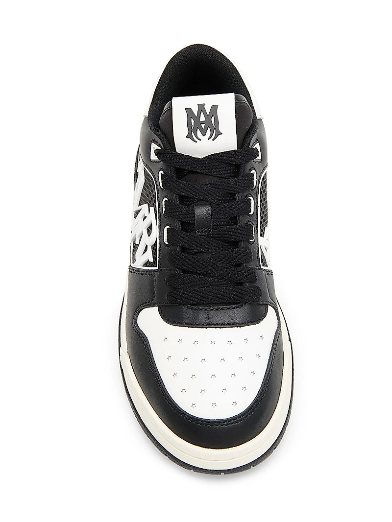 Classic Logo Leather Low-Top Sneakers