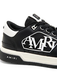 Classic Logo Leather Low-Top Sneakers