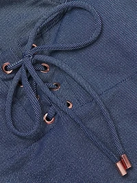 Taylor Indigo Twill One-Piece Swimsuit