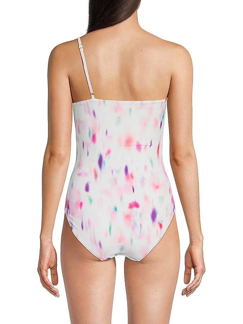Kara Hazy Ikat One-Piece Swimsuit