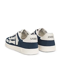 Pacific Bones Suede & Leather Low-Top Sneakers