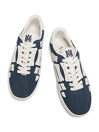 Pacific Bones Suede & Leather Low-Top Sneakers