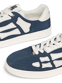 Pacific Bones Suede & Leather Low-Top Sneakers