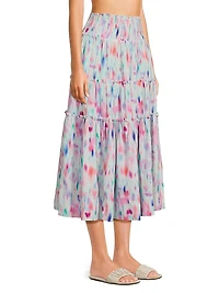 Charlie Hazy Ikat Skirt