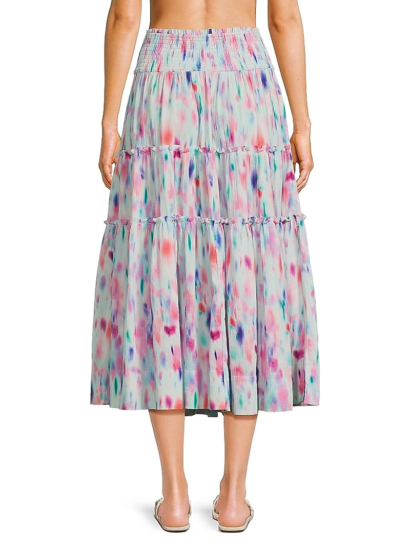 Charlie Hazy Ikat Skirt