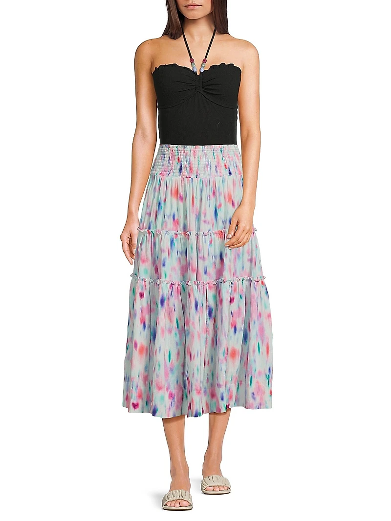 Charlie Hazy Ikat Skirt