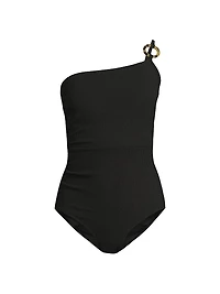 Kara Textured One-Piece Swimsuit