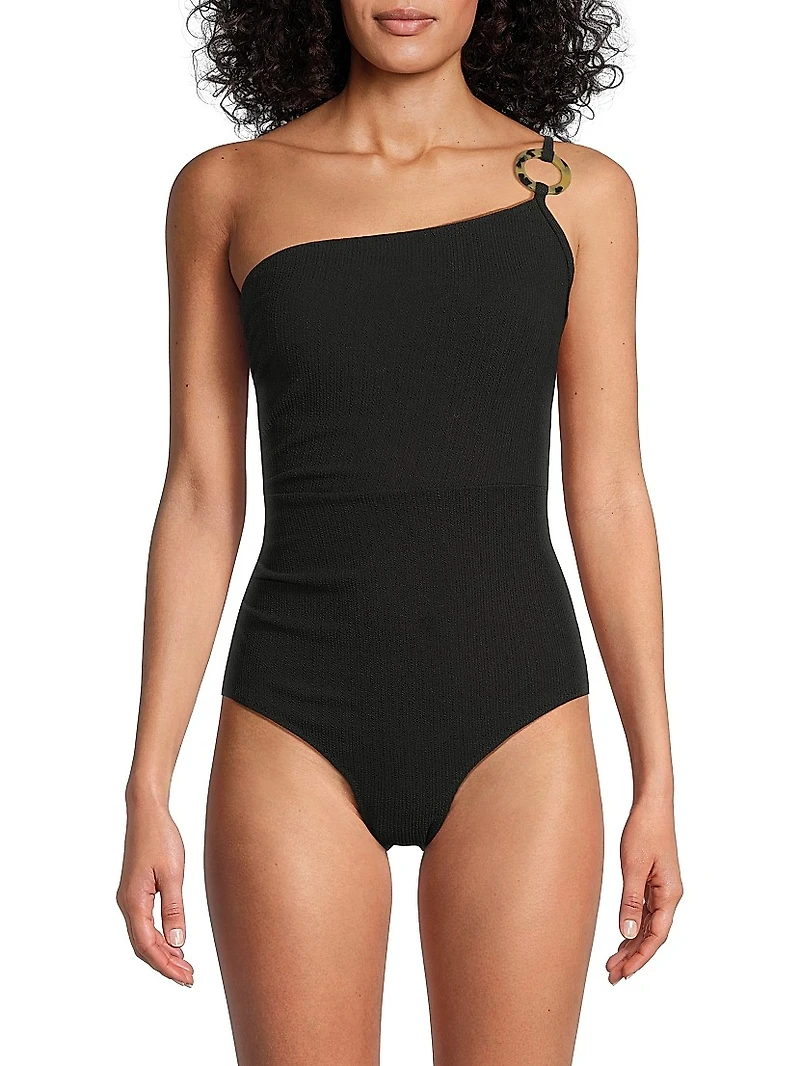 Kara Textured One-Piece Swimsuit