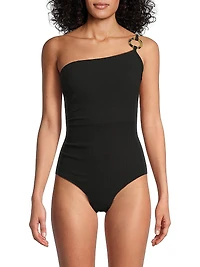 Kara Textured One-Piece Swimsuit
