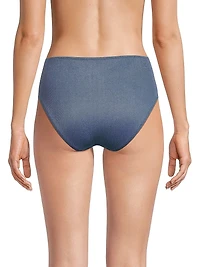 Classic Indigo Twill Bikini Bottom