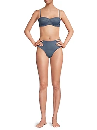 Classic Indigo Twill Bikini Bottom