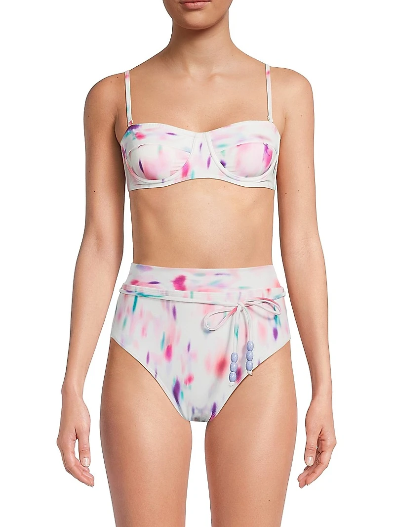Nellie Hazy Ikat Bikini Top