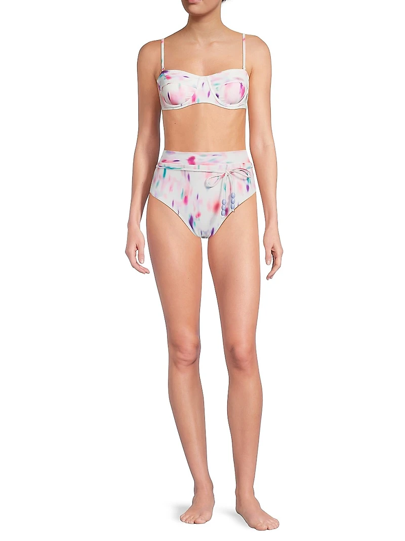Nellie Hazy Ikat Bikini Top