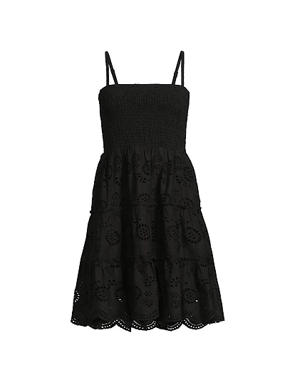 Hannah Eyelet Minidress