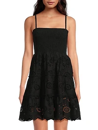 Hannah Eyelet Minidress