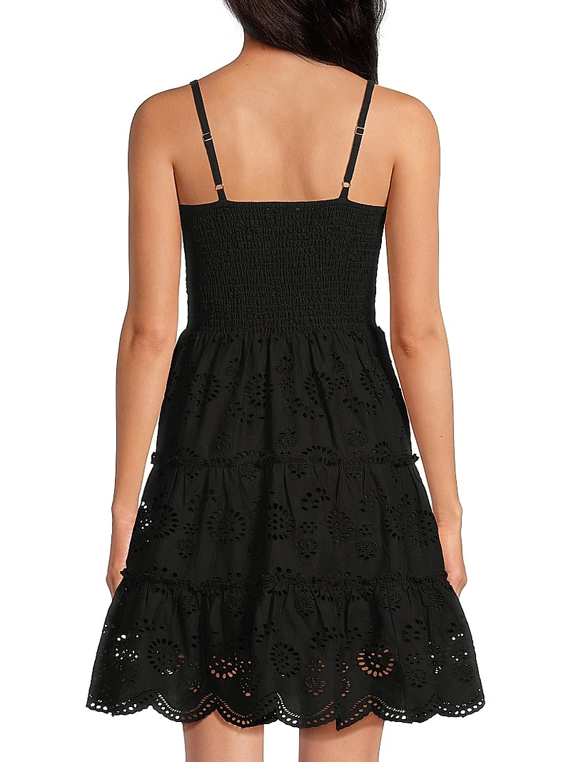 Hannah Eyelet Minidress