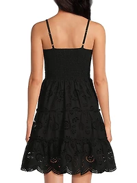 Hannah Eyelet Minidress