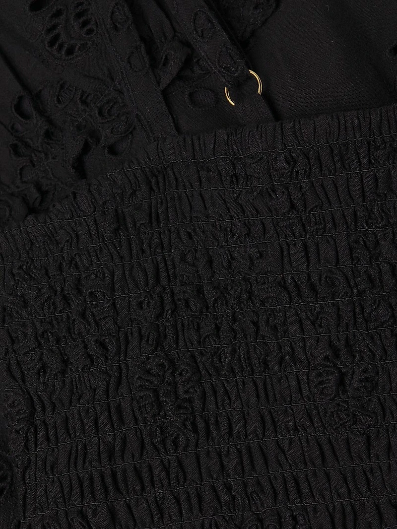 Hannah Eyelet Minidress