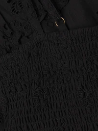 Hannah Eyelet Minidress