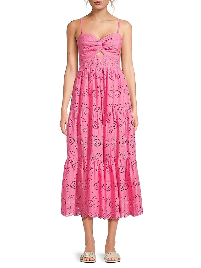 Vineyard Vines Sconset Eyelet Fish Dress | The Summit