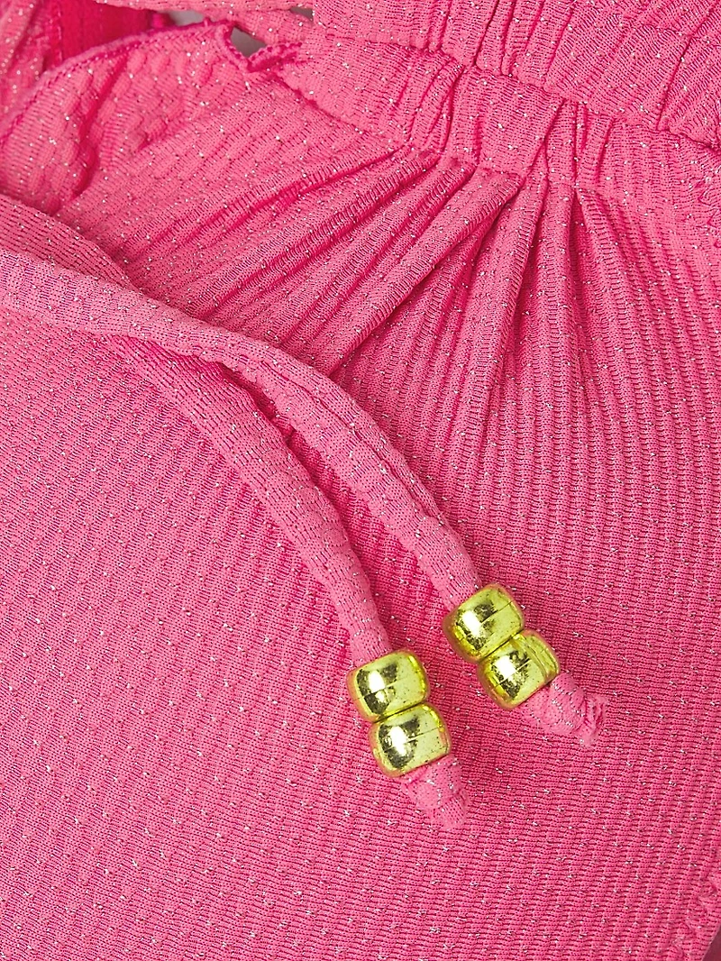 Alexis Metallic Bikini Top