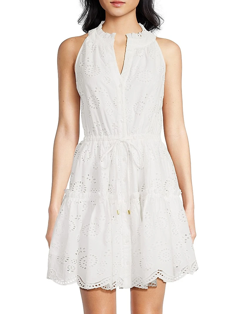 Charlotte Eyelet Minidress