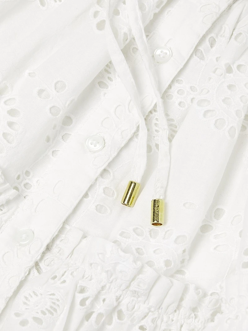 Charlotte Eyelet Minidress