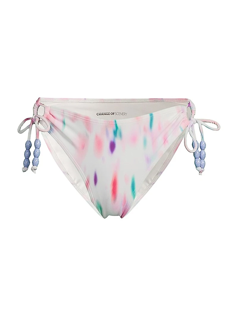 Taryn Ikat Hipster Tie Bikini Bottom