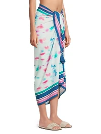 Melanie Cielo Print Pareo Skirt