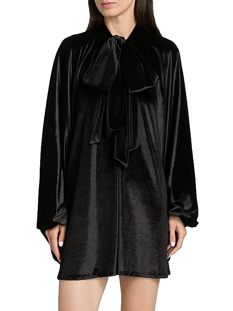 Emlyn Velvet Minidress