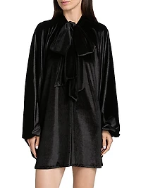 Emlyn Velvet Minidress