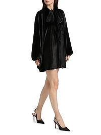 Emlyn Velvet Minidress