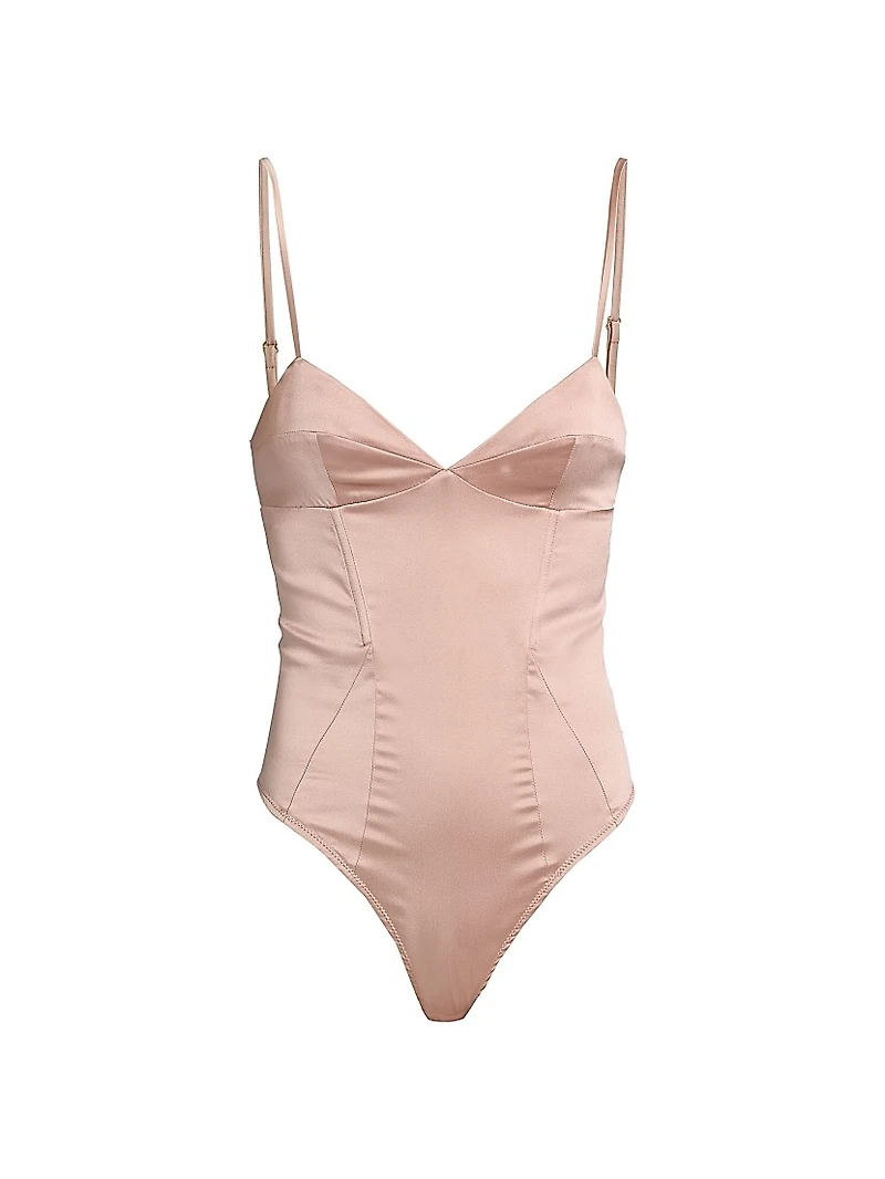 Tous Les Jours Silk Bodysuit