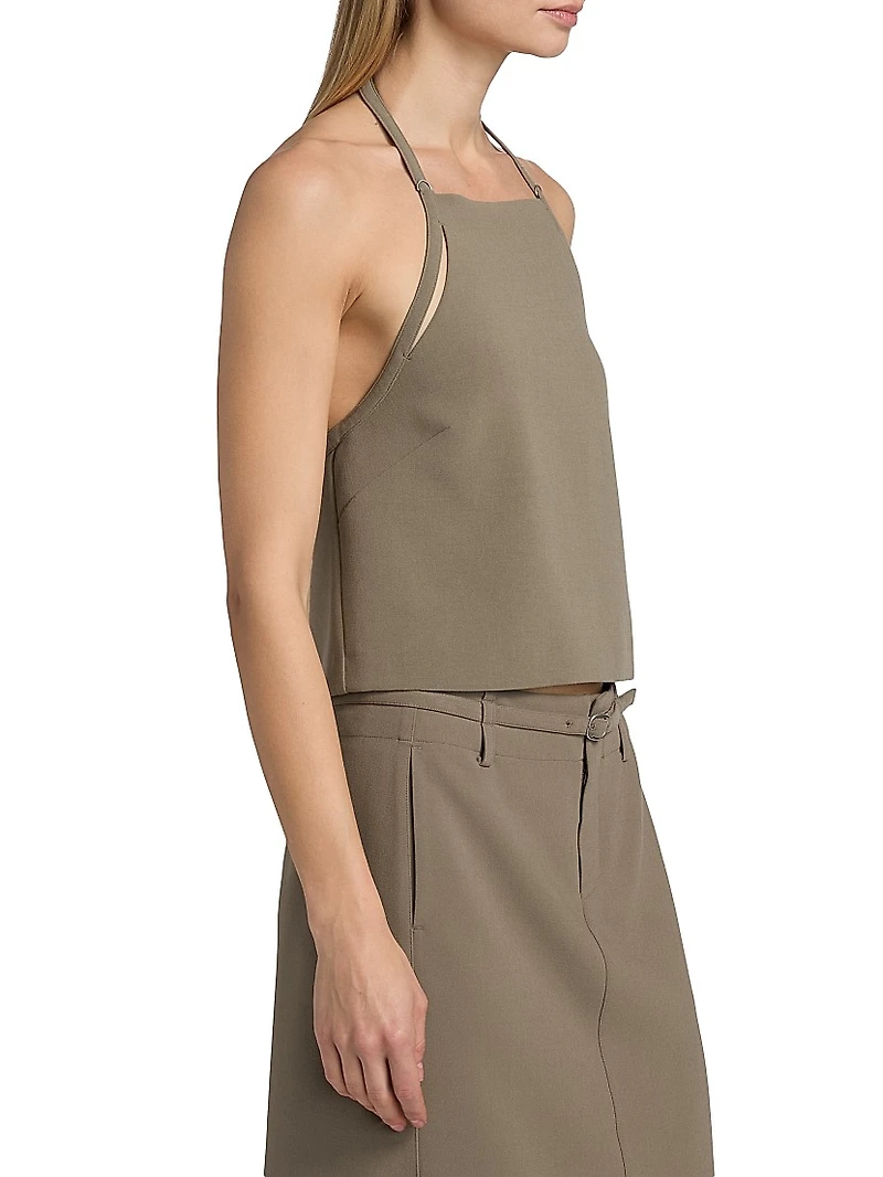 Apron Halter Top
