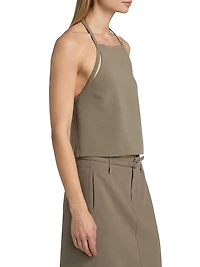 Apron Halter Top