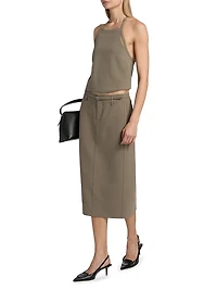 Apron Halter Top