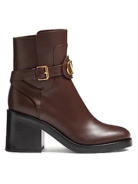 VLogo Signature Calfskin Ankle 70MM Boots