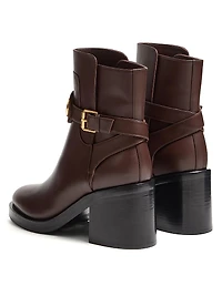 VLogo Signature Calfskin Ankle 70MM Boots