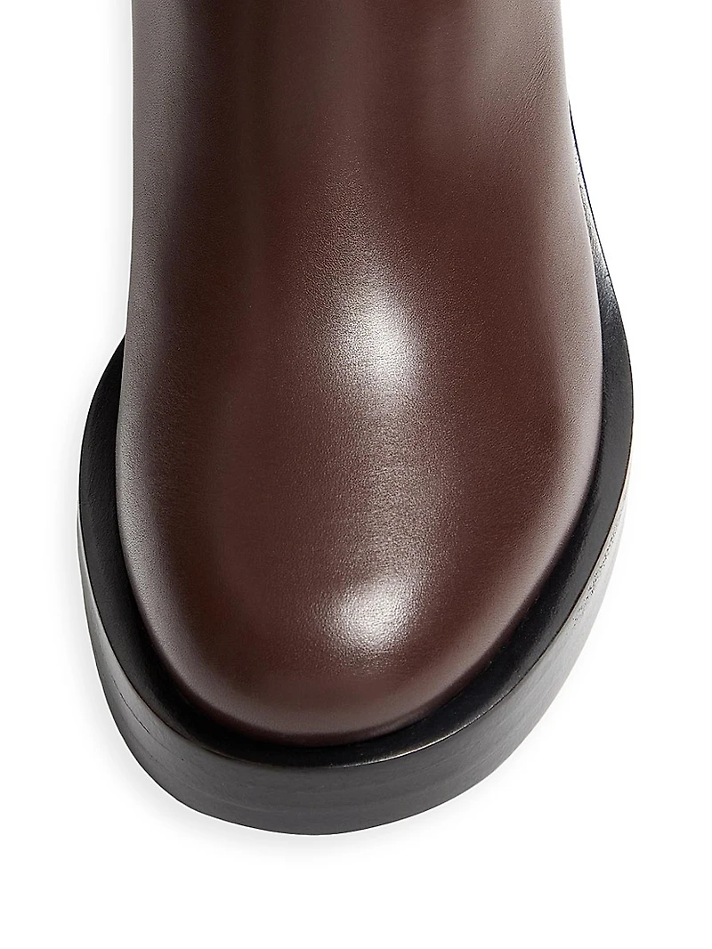 VLogo Signature Calfskin Ankle 70MM Boots